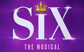 SIX logo, white text on purple background